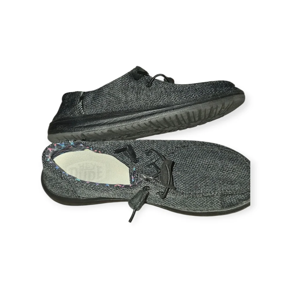 Hey Dude Women's Black Loafers - Picture 5 of 7